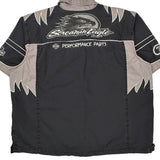 Screamin' Eagle Harley Davidson Graphic Short Sleeve Shirt - 2XL Black Cotton
