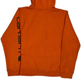 Age 14-16 Carhartt Hoodie - Large Orange Cotton