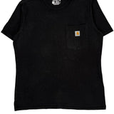 Carhartt T-Shirt - Medium Black Cotton