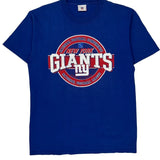 New York Giants Nfl T-Shirt - Large Blue Cotton