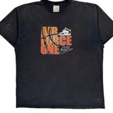 Nike Graphic T-Shirt - XL Black Cotton