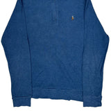 Age 14-16 Polo By Ralph Lauren 1/4 Zip - Large Blue Cotton