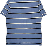 Polo By Ralph Lauren Striped Polo Shirt - XL Blue Cotton