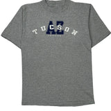 Single Stitch Tucson Arizona Unbranded College T-Shirt - XS Gray Cotton