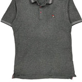 Fila Polo Shirt - Medium Grey Cotton Blend