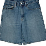 Levis Denim Shorts - 34W 11L Blue Denim
