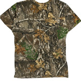 Realtree Camo T-Shirt - Large Brown Cotton Blend