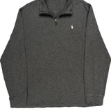Polo By Ralph Lauren 1/4 Zip - XL Gray Cotton