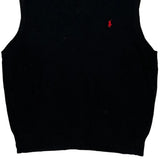 Polo By Ralph Lauren Sweater Vest - XL Black Cotton