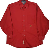 Tommy Hilfiger Shirt - Medium Red Cotton