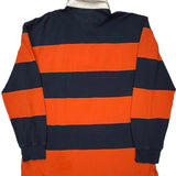Tommy Hilfiger Striped Rugby Shirt - XL Navy Cotton