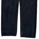 505 Levis Jeans - 35W 30L Black Cotton