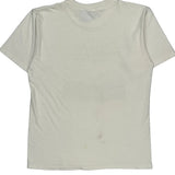 Daytona Oneita Graphic T-Shirt - Large White Cotton