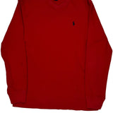 Age 12 Polo By Ralph Lauren Long Sleeve T-Shirt - Large Red Cotton