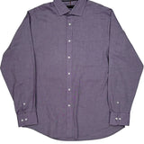 Tommy Hilfiger Shirt - Large Purple Cotton