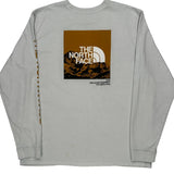 Fine Alpine Equipment The North Face Long Sleeve T-Shirt - 2XL Grey Cotton