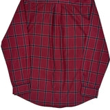 Tommy Hilfiger Checked Shirt - Large Red Cotton