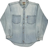 Levis Denim Shirt - XL Light Wash Cotton