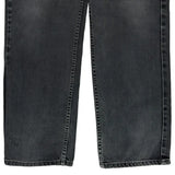 Levis 505 Jeans - 36W 32L Black Cotton