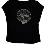 Willie G Harley Davidson Graphic T-Shirt - Large Black Cotton