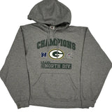 Green Bay Packers N.F.L. Team Apparel Nfl Hoodie - Small Grey Cotton Blend