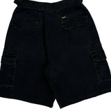 Bisley Cargo Shorts - 26W 9L Black Cotton