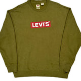 Levis Sweatshirt - Large Green Cotton
