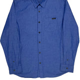Oakley Shirt - Large Blue Cotton