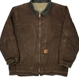 Carhartt Jacket - 2XL Brown Cotton