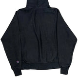 Reverse Weave Champion Hoodie - Small Black Cotton