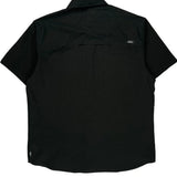 Quiksilver Short Sleeve Shirt - XL Black Polyester