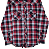 American Eagle Checked Flannel Shirt - XL Black Cotton