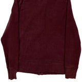 Nike Zip Up - XL Burgundy Cotton Blend