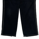 Dickies Contrast Stitch Carpenter Trousers - 30W UK 10 Black Cotton