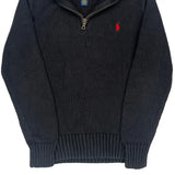 Age 10-12 Polo By Ralph Lauren Polo Shirt - Medium Black Cotton