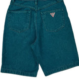 Guess Denim Shorts - 26W UK 6 Blue Cotton