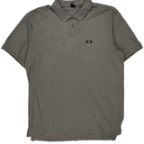 Oakley Polo Shirt - XL Grey Cotton
