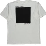 Sister Lakes Nightlife All Sport Graphic T-Shirt - XL White Cotton