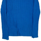 Tommy Hilfiger Cable Knit Jumper - Large Blue Cotton