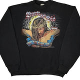1991 Born To Die Tultex Jesus Christ Sweatshirt - XL Black Cotton