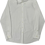 Tommy Hilfiger Slim Fit Shirt - Large White Cotton