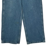 Carhartt Overalls - 36W 32L Blue Cotton