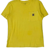 Carhartt T-Shirt - Medium Yellow Cotton