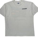 Road Rockin' Hanes Graphic T-Shirt - XL White Cotton