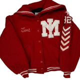 Raiders Butwin College Varsity Jacket - Medium Red Wool