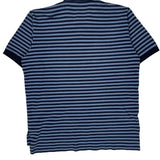 Polo By Ralph Lauren Striped Polo Shirt - Large Blue Cotton