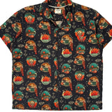 Hurley Graphic Hawaiian Shirt - XL Multicoloured Cotton