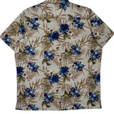 28 Palms Floral Hawaiian Shirt - Large Multicoloured Cotton