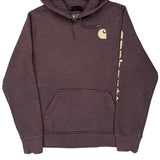 Carhartt Hoodie - Large Purple Cotton