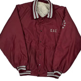 E.A.C. Unbranded Varsity Jacket - XL Burgundy Polyester